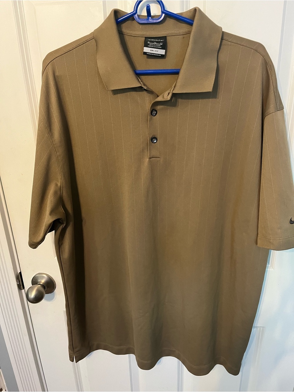 Nike Golf Men’s Olive-Brown Polo Shirt